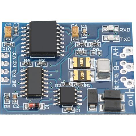 Module convertisseur TTL vers RS485 avec port série UART isolé, adapté aux microcontrôleurs et aux cartes de circuits imprimés de qualité industrielle, 3,0-5,5 V. (1/5)