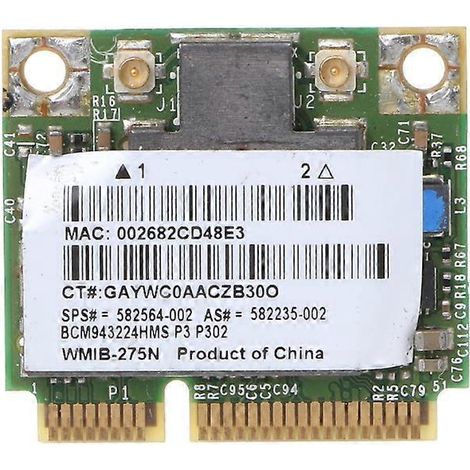 Für HP BCM943224HMS Wireless Dual Band 802.11 a/g/n Half Mini PCI-E WiFi-Karte (1/5)
