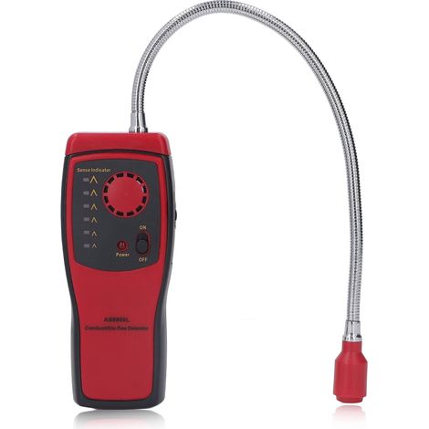 Detector de gas portátil con alarma, comprobador universal de fugas de gas para fábricas y talleres. (1/5)