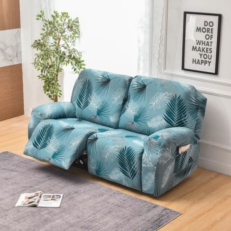 Housse de Fauteuil Relax 2 Places , WOVTE Housse De Fauteuil Inclinable à imprimé Housse De Canapé Chaise Inclinable A (1/4)