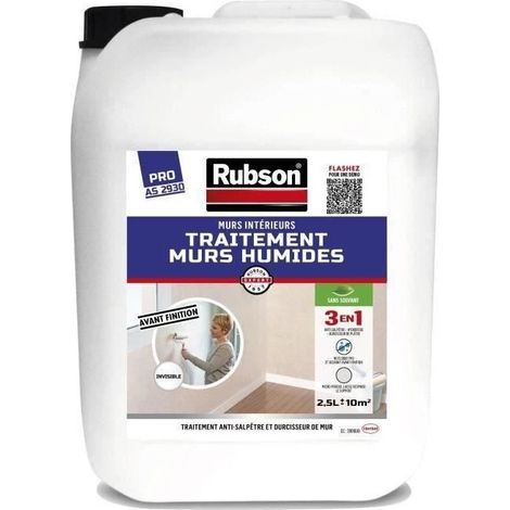 RUBSON Tratamiento para Muros Húmedos Interiores incoloro 2,5 L