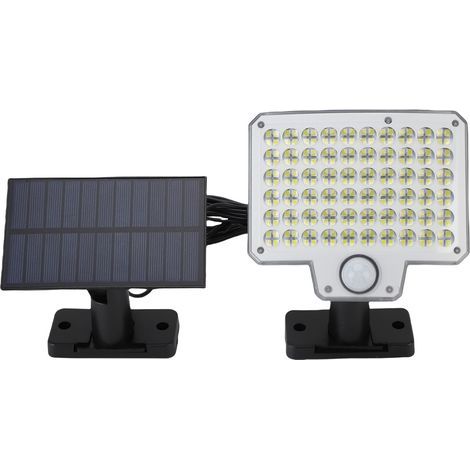 Capteur de mouvement de lumière extérieure solaire 3000LM 240 LED IP65 mur alimenté par pluie avec télécommande pour arrière-cour de Patio de Garage