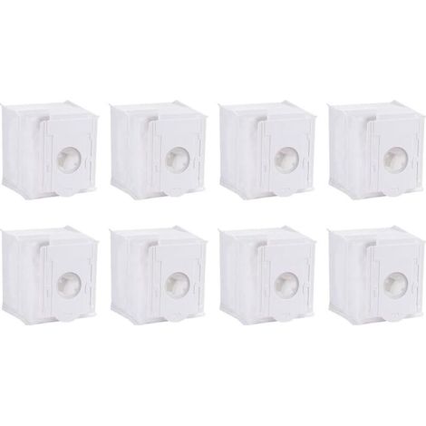 Pack of 8 replacement dust bags for Samsung VCA-ADB90 for cordless vacuum cleaners of the Jet 70, 75, 90 series, base cleaning station, dust bag accessories, spare parts