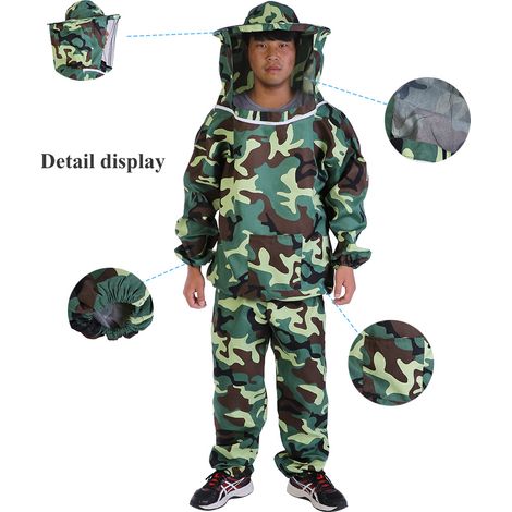 Combinaison de protection professionnelle pour apiculteurs, équipement d'apiculteur, pantalon de costume (1/5)