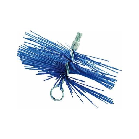 Brosse de ramonage de chemine'e en nylon Sit   25 cm raccord male 12 MA nettoyage des chemine'es en inox