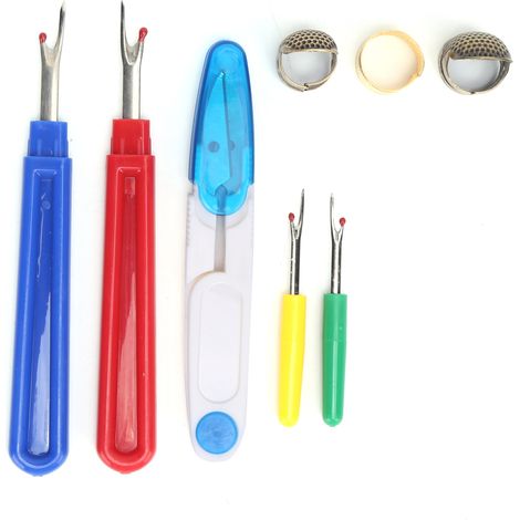 Sewing Tools Kit Finger Protector Scissor Thread Cutter Set for DIY Embroidery Knitting Quilting Craft (1/5)