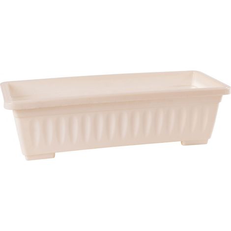 Pot rectangulaire pour herbes aromatiques, pot en plastique pour plantes d'intérieur, idéal pour la décoration de balcon. (1/5)