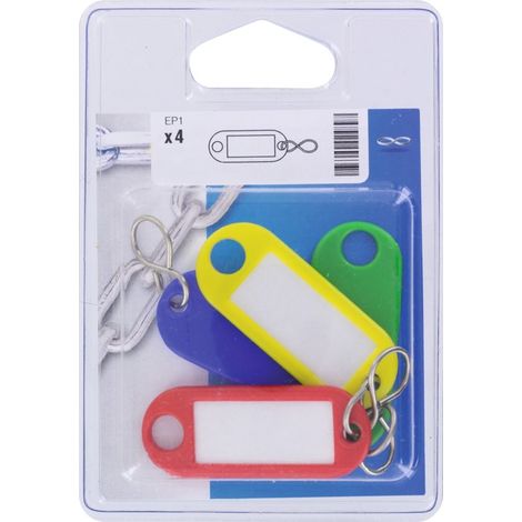 Porte-étiquette Adhésif C/4 Ep1 - Lot De 4 Pour Rangement Chapuis