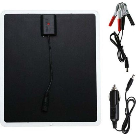 Panneau solaire 12V 20W, chargeur d'urgence, USB, extérieur, voiture/bateau/camp