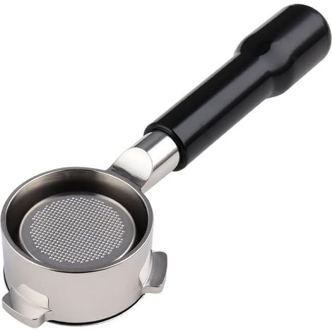 Bodenloser Siebträger 54mm Kompatibel mit Sage/Breville Barista Serie 870/878/880 Espresso Kaffee Espressomaschinen (ABS Handle)