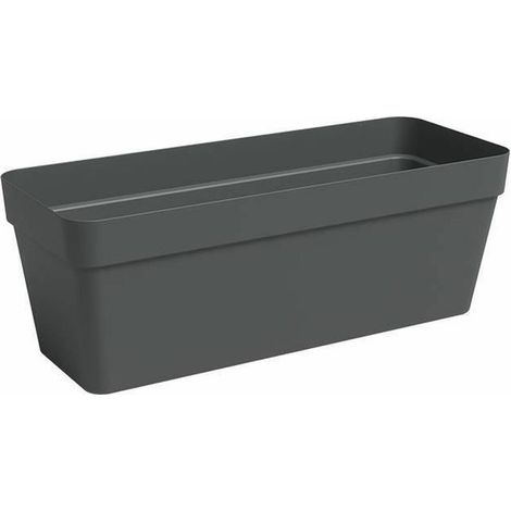 Jardineras Capri de 12,5 L con reserva - Antracita (1/2)