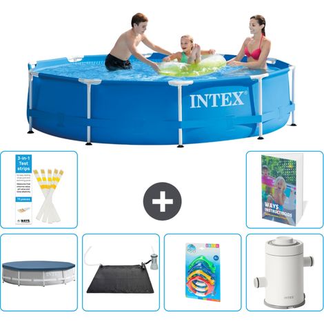 Frame Pool Rund - 305x76 cm - 7-teilig S118