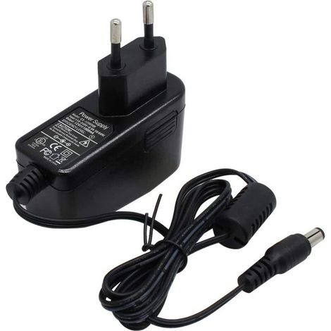 NALOOKAMIC Adaptateur secteur 12V 1A DC pour caméra de sécurité IP/CCTV, cordon d'alimentation AC vers DC, chargeur, sortie DC 12V 1000mA, entrée AC 100V-240V/50 ou 60Hz/0.4A Max, prise UE, noir -DPZO (1/5)
