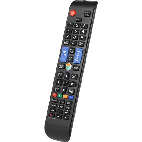 Universelle drahtlose Smart-Fernbedienung als Ersatz für Samsung HDTV LED Smart Digital-Fernseher (Schwarz)