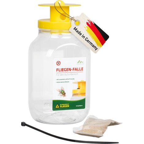Gardigo Fliegenfalle Monitoring inklusive Lockmittel Insektenköder & -fallen (1/4)