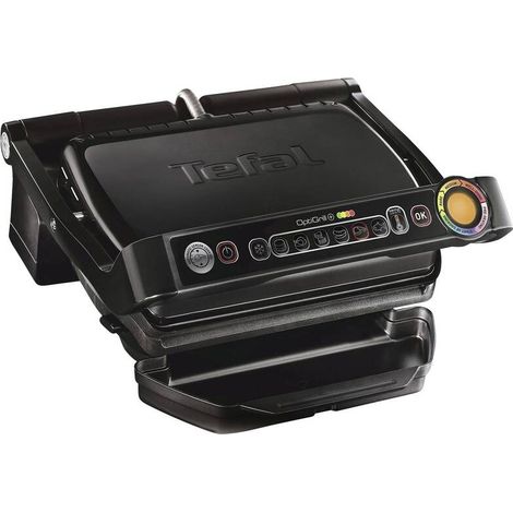 [GEBRAUCHT] B-Ware Tefal GC7128 OptiGrill+ Elektro Kontaktgrill 2000W Antihaft 330x200mm schwarz (1/2)