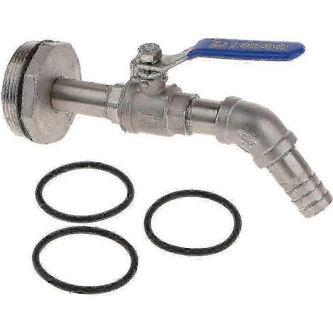 Vanne de fût 2025 200 l, vanne de remplissage pour fût d'huile de 200 litres, robinet 20 mm (1/5)