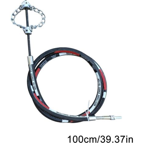 Déboucheur de canalisation rotatif multifonction – Nettoyage et perçage pour toilettes, cuisine, salle de bain, jardin – Arbre flexible pour tuyaux serrés