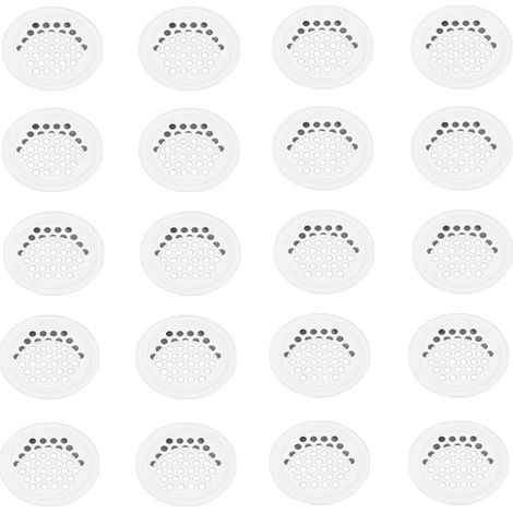 Grille Aerartion 20 Pièces Grille Ventilation 35mm Grille Aeration Grille de Ventilation Grille D'aération Trou Inox Blanc Ronde Grille Ventilation pour Cuisine Armoire Meubles-RAPANDA (1/5)