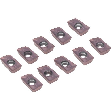10 Plaquettes de tournage carbure APMT1604PDERM2, inserts CNC à coupe rapide, revêtement multicouche, fraisage et tournage précis (1/5)