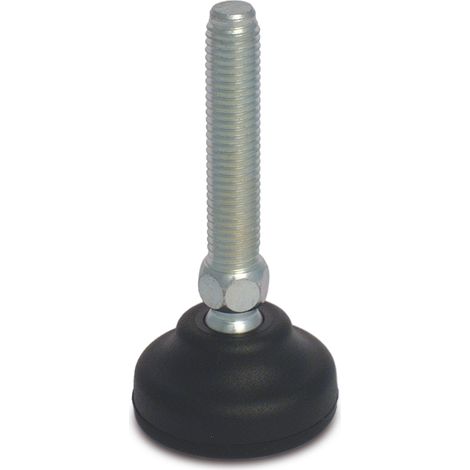 Pied réglable RS PRO Diam 40mm M6 x 50mm capacitéx 500kg ( Prix pour 1 )