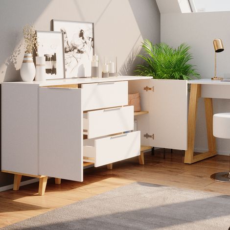 Aparador Nautica, Blanco, 138 x 82 cm, Vicco (1/5)