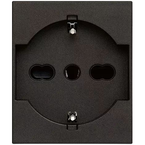 VIMAR 30210.G - Presa 2P+T 16A universale - Nera - Linea