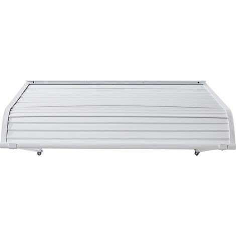 Mophorn Fenstermarkise 101,6x106,6x51 cm, Türvordach, Sonnenschutz, robuste und leichte Aluminiumkonstruktion, Schutz vor Witterungseinflüssen wie Regen, Schnee und Sonnenlicht für Türen, Eingänge,