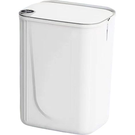 Poubelle intelligente à capteur automatique, type domestique, chambre à coucher, cuisine, salle de bain, grande capacité, capteur intelligent (1/4)