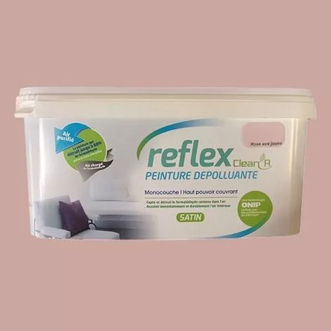 ONIP Reflex Clean'R Peinture Dépolluante Rose aux joues 2,5 L (1/2)