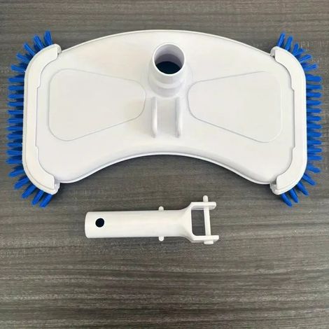 Tête d'aspirateur de piscine avec brosses — Un outil de nettoyage en profondeur pour piscines hors-sol et enterrées, spas et hôtels. (1/5)
