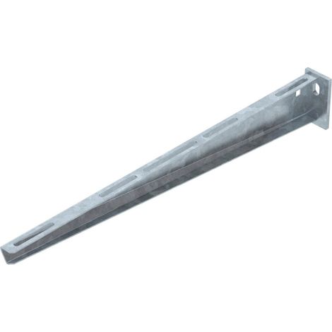 OBO Bettermann Mensola a parete e per palo con piastra di testa saldata B510mm acciaio zincato a fuoco, 6420788