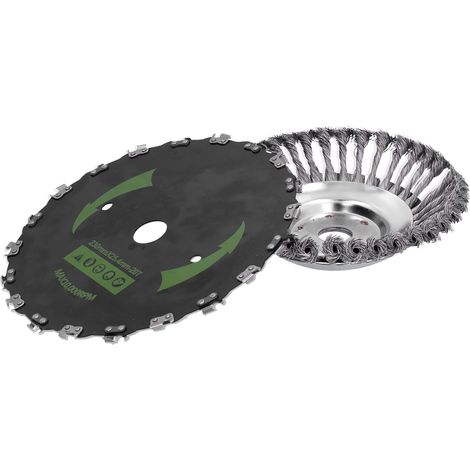 Lame de scie circulaire 20T tête de coupe pour débroussailleuse, disque à désherber et dérouiller, pièce détachée pour tondeuse à gazon (1/5)