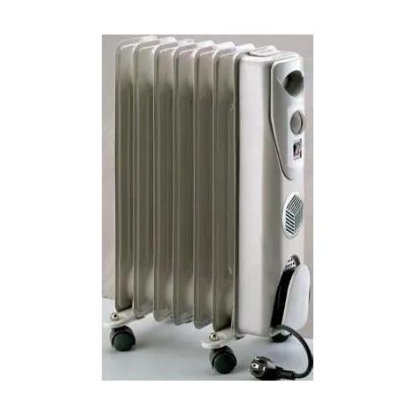Plein-air Öl-Radiator weiß 1500 W tragbar