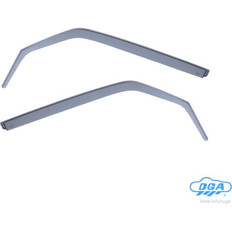 Set deflettori aria anteriori ad incastro, tipo lungo - compatibile per Mitsubishi Pajero 3p (04/0010/06) (1/5)