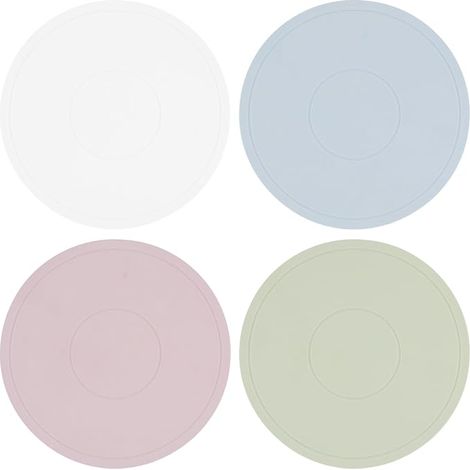 Tapis de Dessous de Plat en Silicone Anti-dérapant Anti-Chaleur support de Pot sous-Plats Rond Tapis de Séchage Polyvalent Résistant à la Chaleur Cuisine et Salle à Manger (1/5)