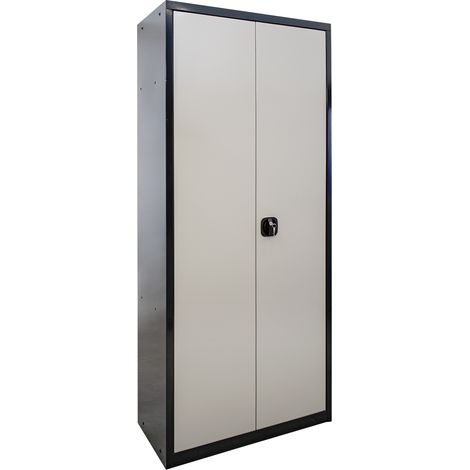 ADB Motorradschrank 192x80x37cm Stahlschrank Garage Garderobe Motorradbekleidung (1/5)