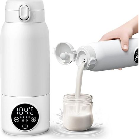Calientabiberones eléctrico, portátil, ideal para llevar a cualquier parte – 480 ml (1/5)