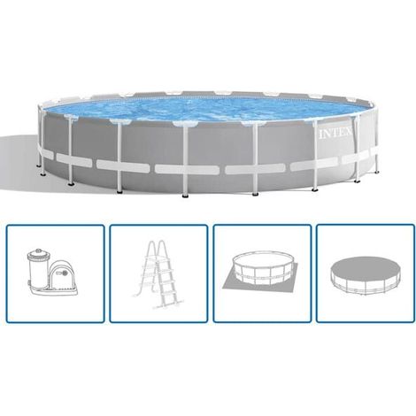 Piscine ronde Intex Prism Frame 549 x 122 cm 26732GN (1/5)