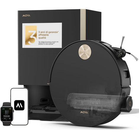 Dreame MOVA S70 Ultra Roller Robot aspirapolvere da 32.000 Pa, HydroForce, Navigazione CovertSense, Tecnologia AutoShield (1/5)