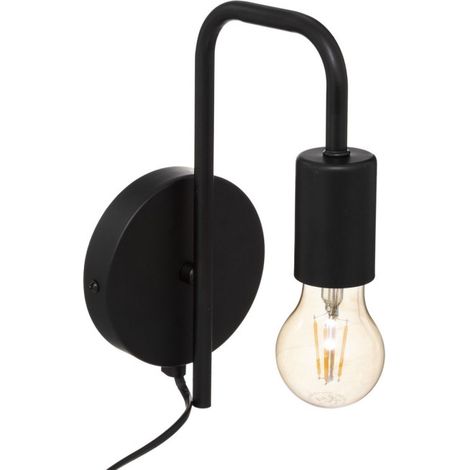 Applique Murale Design "Keli" 25cm Noir (1/3)