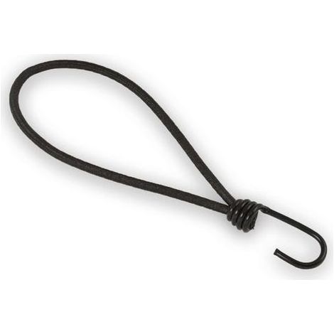 FENOPLASTICA25 pièces élastique avec crochet 20cm tendeur extenseur bâche avec boucle crochet spirale 200mm Ø 6mm boucle expanseur noir (1/4)