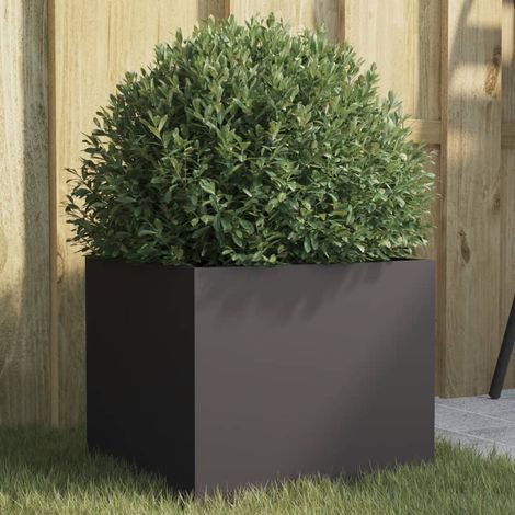 Jardinière noir 32x30x29 acier laminé à froid (1/5)