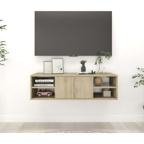 Wandregal Sonoma-Eiche 102x30x29 cm Holzwerkstoff