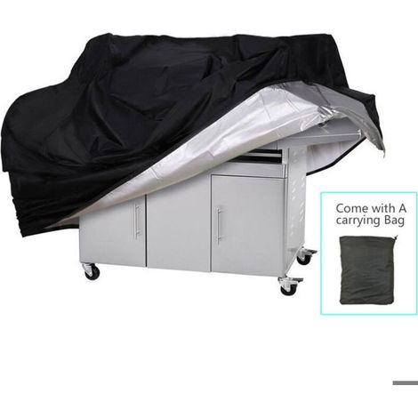 Housse de barbecue carrée en polyester Oxford 210D enduit d'argent (0,39 kg) 170 x 61 x 117 cm (1/5)