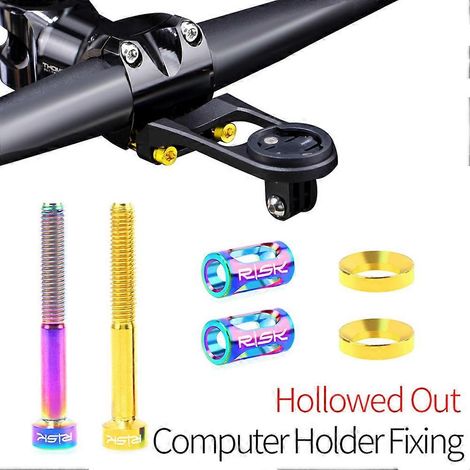 Vis de fixation RISK M5x40mm pour support de compteur de vélo de route/VTT, support de compteur de vitesse sur potence, vis de fixation A (1/5)