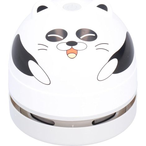Aspirateur Bureau Mini Portable Design Panda wiederaufladbar USB Nettoyeur Petites Poussières Miettes, Vitesses D'Aspiration Embouts Interchangeables (1/4)