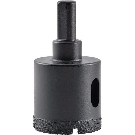 Foret diamanté pour scie cloche à noyau brasé 25 mm, coupe-trou creux pour verre, porcelaine, carrelage, marbre, céramique, granit (1/4)