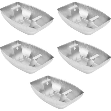 5er-Pack verstellbare Ölauffangbehälter aus Edelstahl für Dunstabzugshauben (1/5)