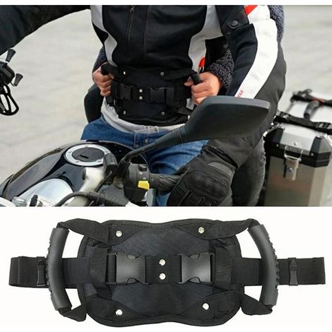 Poignée de sécurité moto antidérapante et réglable pour siège passager arrière - Accessoires de moto Mengxi-- (1/5)
